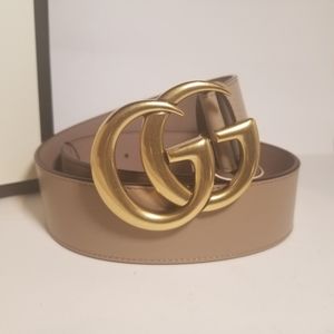 Gucci Pretty Pink 1.5" GG Belt